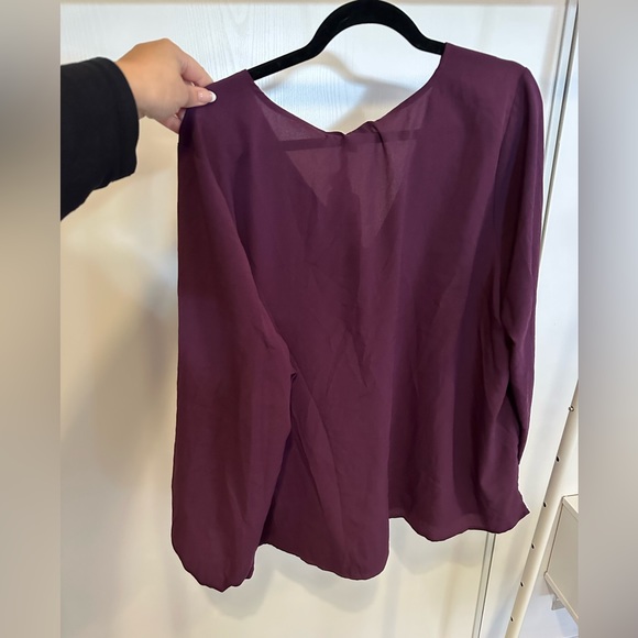 Eloquii Women’s plus size blouse with removable neck bow size 20 - Picture 5 of 5